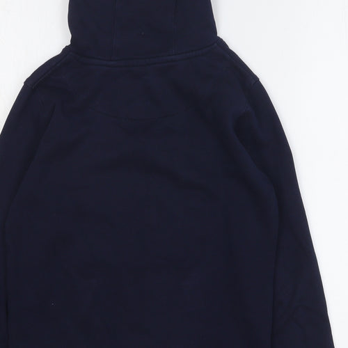 Russell Athletic Boys Blue Cotton Pullover Hoodie Size 9-10 Years Pullover