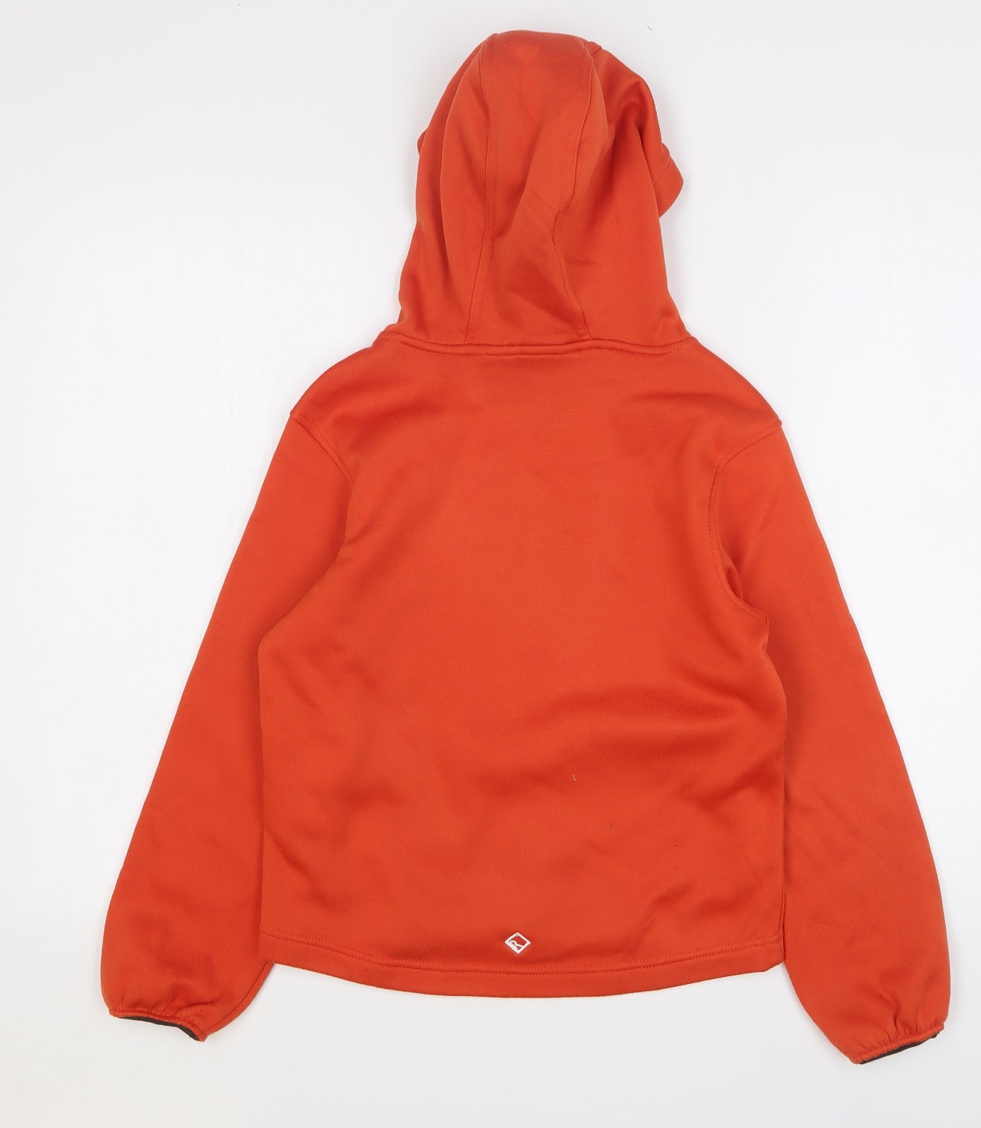Regatta Boys Orange Polyester Pullover Hoodie Size 11-12 Years Pullover