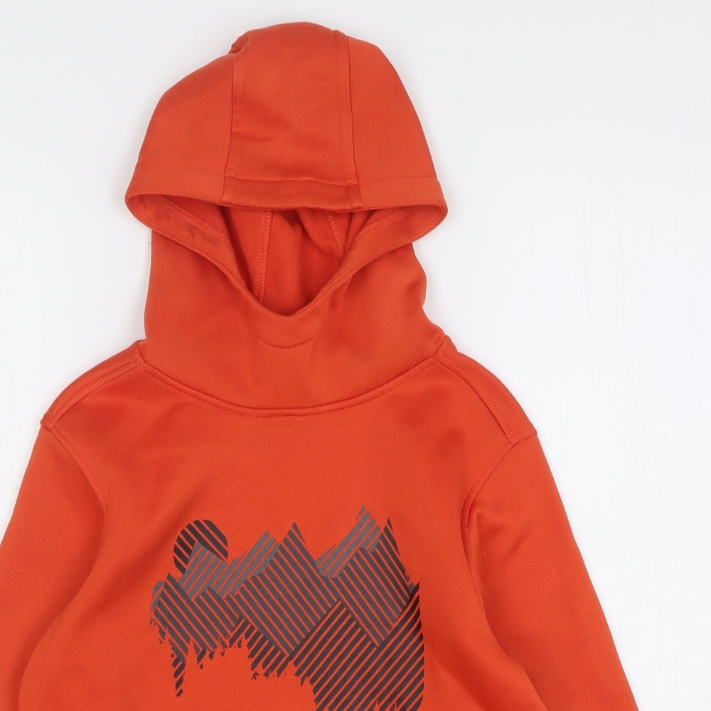Regatta Boys Orange Polyester Pullover Hoodie Size 11-12 Years Pullover