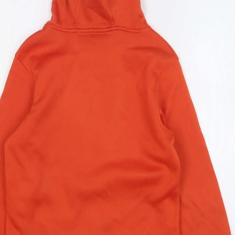 Regatta Boys Orange Polyester Pullover Hoodie Size 11-12 Years Pullover