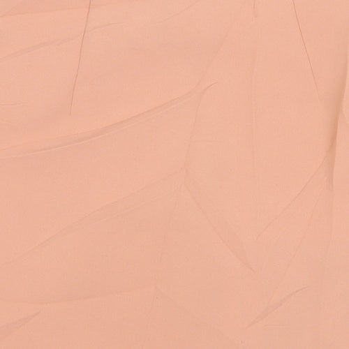 Topshop Womens Pink Polyester Mini Skirt Size 8 Zip