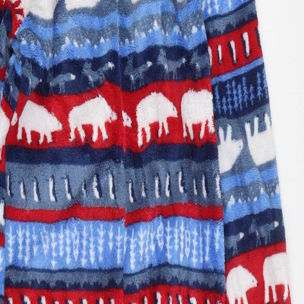 John Lewis Boys Multicoloured Fair Isle Polyester One Piece Size 11 Years Zip - Polar Bear