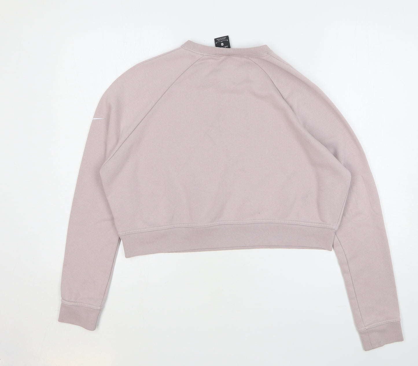 Nike Womens Pink Polyester Pullover Sweatshirt Size M Pullover