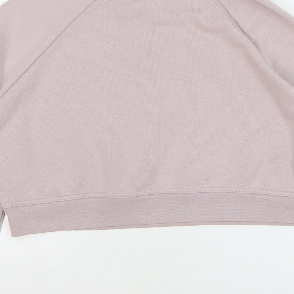 Nike Womens Pink Polyester Pullover Sweatshirt Size M Pullover