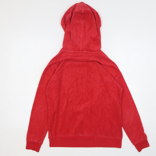 Papaya Womens Red Cotton Pullover Hoodie Size S Pullover