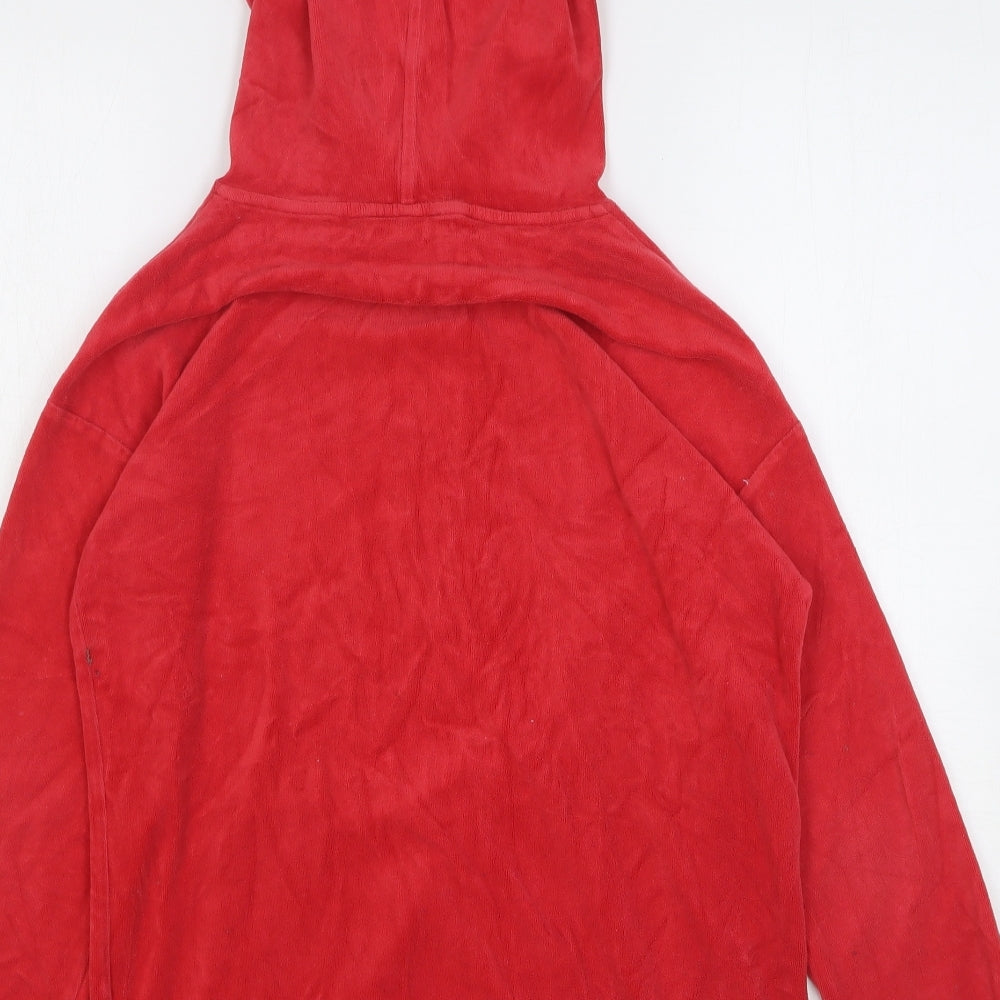 Papaya Womens Red Cotton Pullover Hoodie Size S Pullover