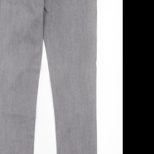 Pink Inc Womens Grey Cotton Skinny Jeans Size 14 L28 in Regular Button