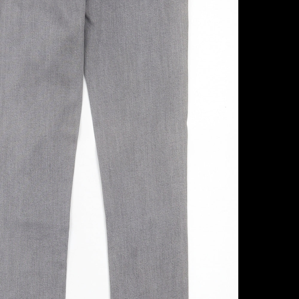 Pink Inc Womens Grey Cotton Skinny Jeans Size 14 L28 in Regular Button