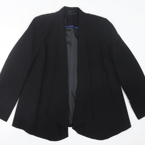 Bonmarché Womens Black Jacket Blazer Size 14