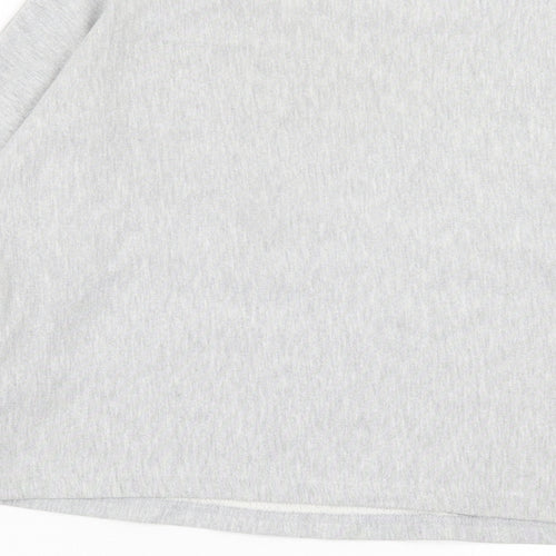 Miss Selfridge Womens Grey Cotton Pullover Sweatshirt Size 12 Pullover - Paris Has My Heart