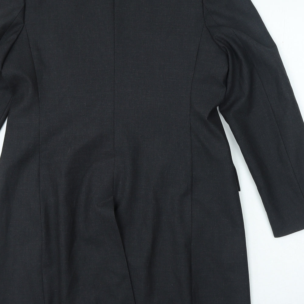 NEXT Womens Grey Wool Jacket Suit Jacket Size 14