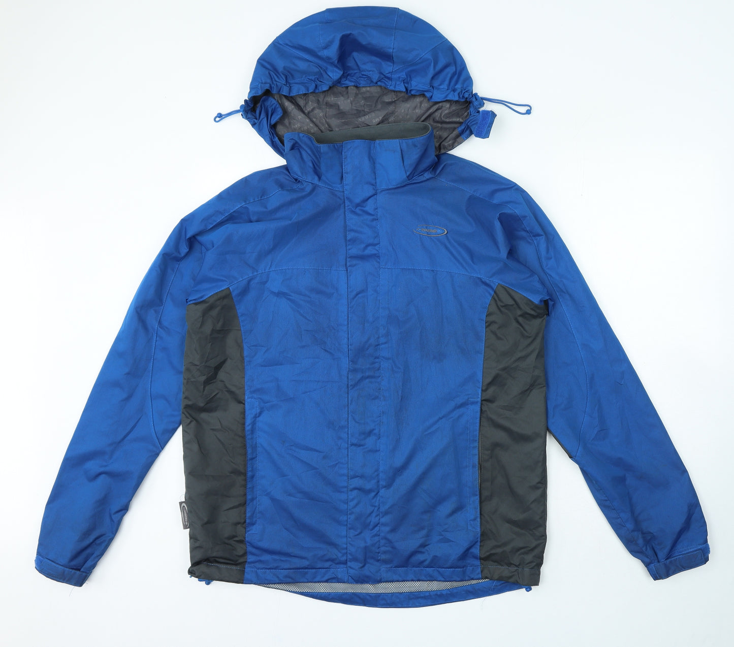 Mountain Life Mens Blue Anorak Coat Size L Zip