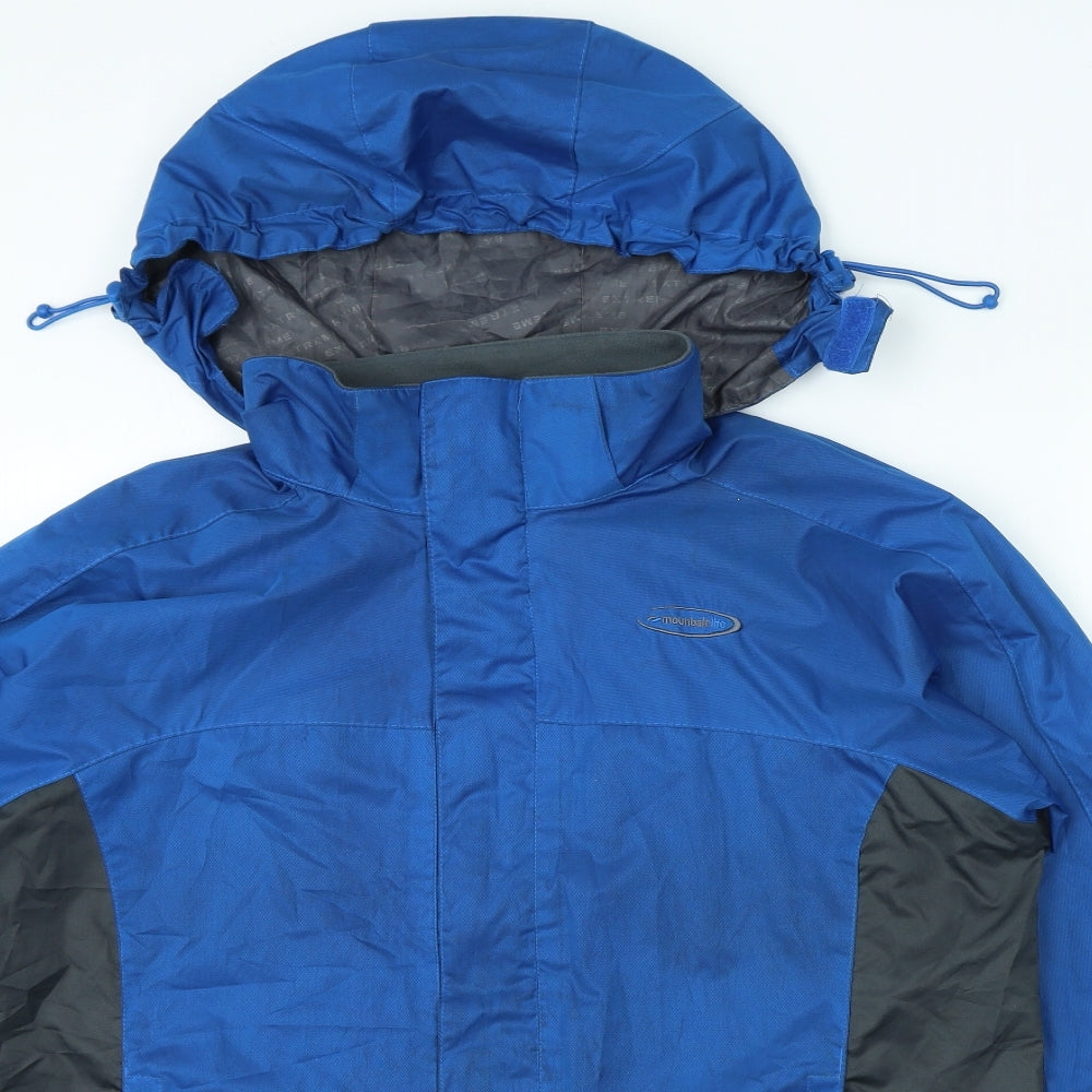 Mountain Life Mens Blue Anorak Coat Size L Zip