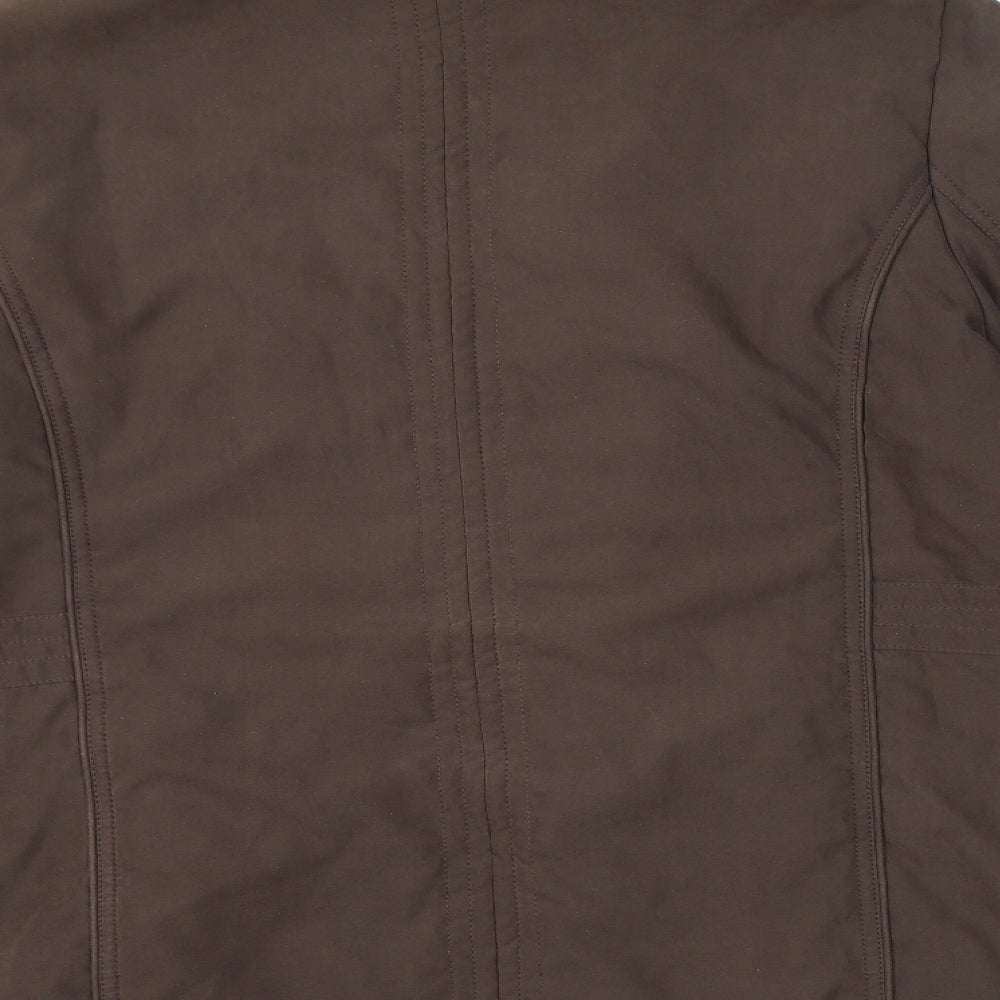 BHS Womens Brown Jacket Size 18 Zip