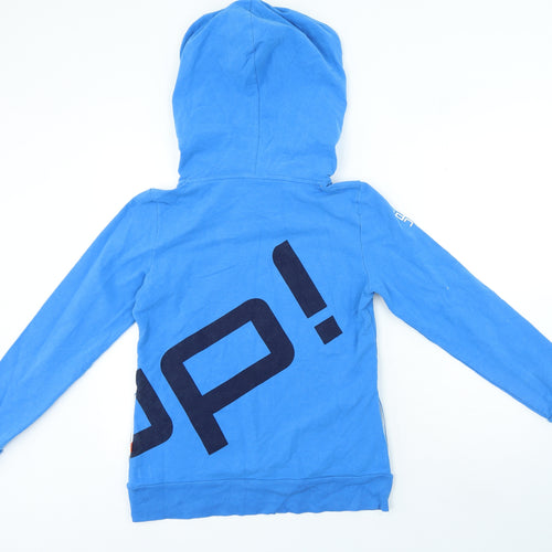 Up Boys Blue Cotton Pullover Hoodie Size XL