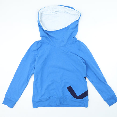 Up Boys Blue Cotton Pullover Hoodie Size XL