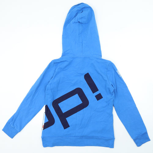 Up Boys Blue Cotton Pullover Hoodie Size XL
