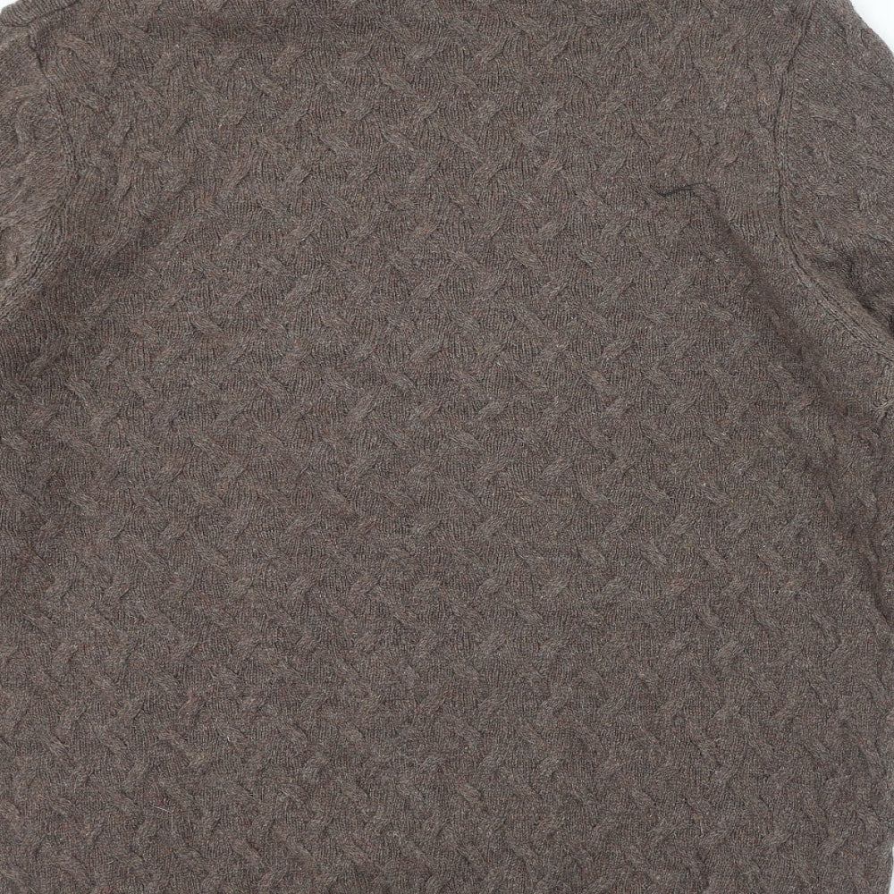 DeFacto Studio Womens Brown Roll Neck Polyester Pullover Jumper Size 2XL