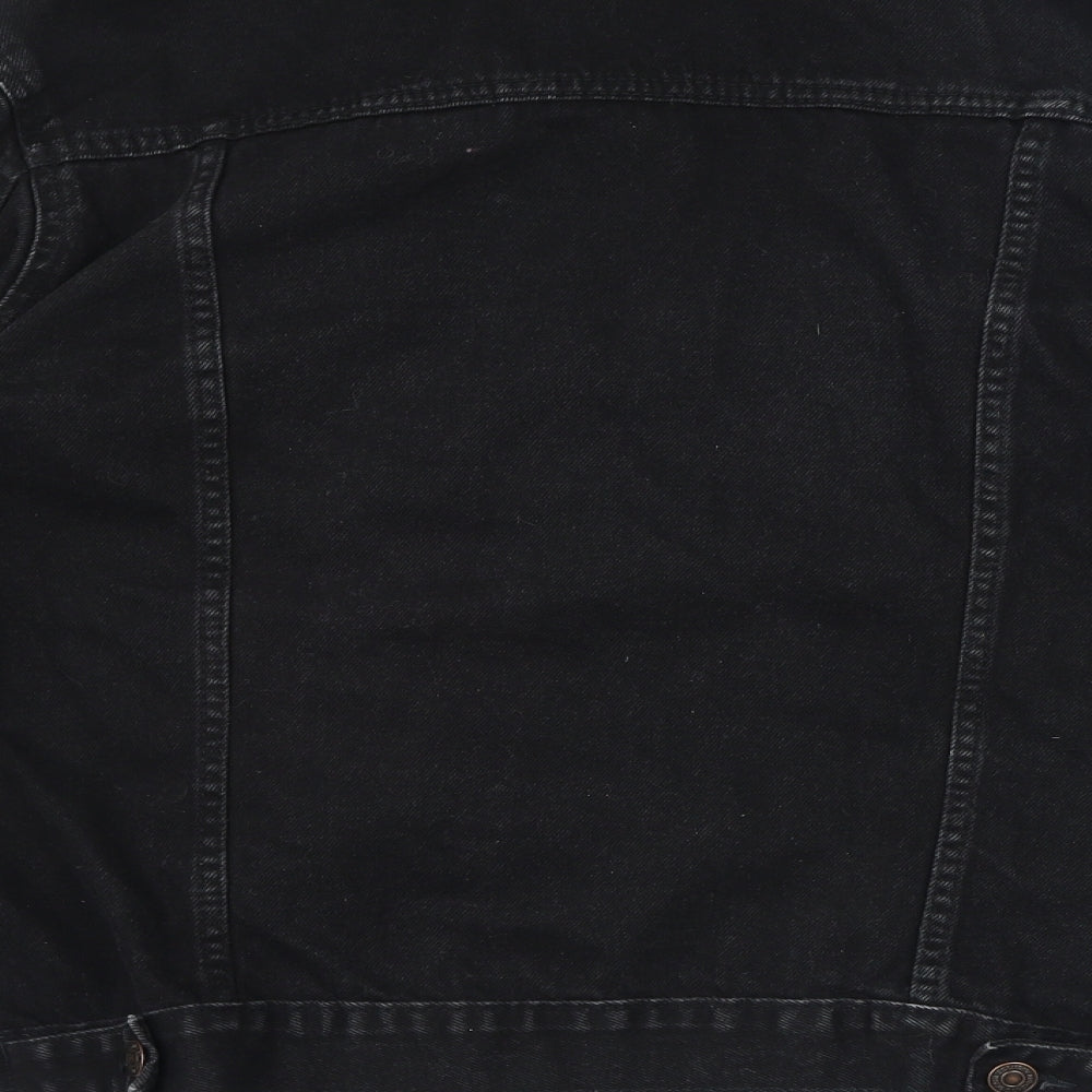 New Look Womens Black Jacket Size 6 Button