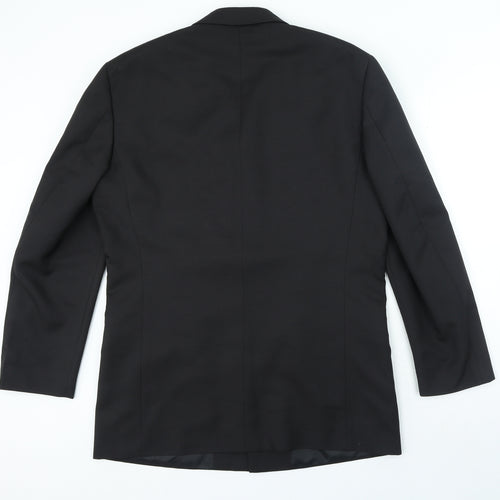 Taylor & Wright Mens Black Polyester Jacket Blazer Size 42