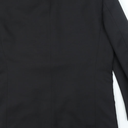 Taylor & Wright Mens Black Polyester Jacket Blazer Size 42