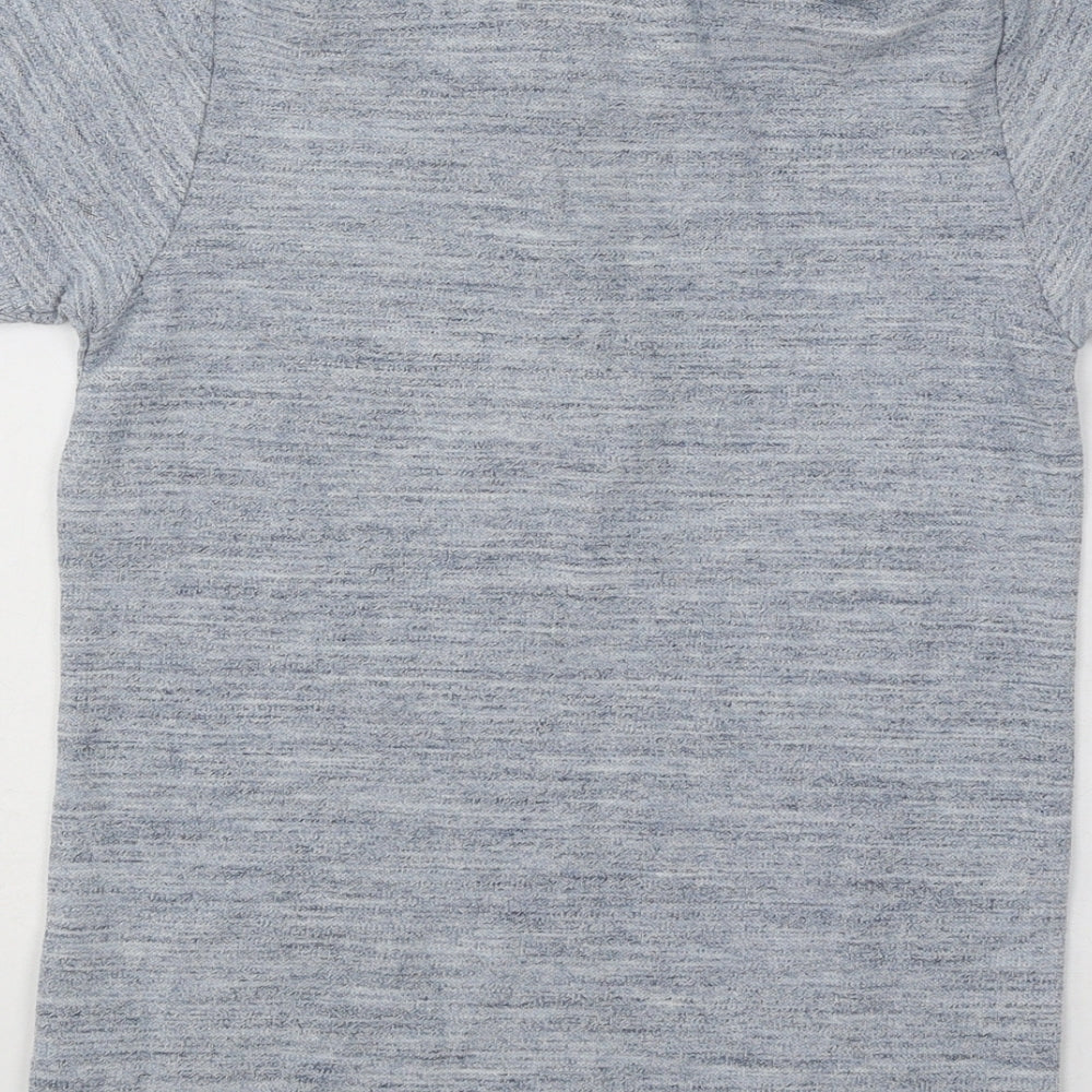 NEXT Boys Blue Cotton Basic Polo Size 6 Years Collared Pullover