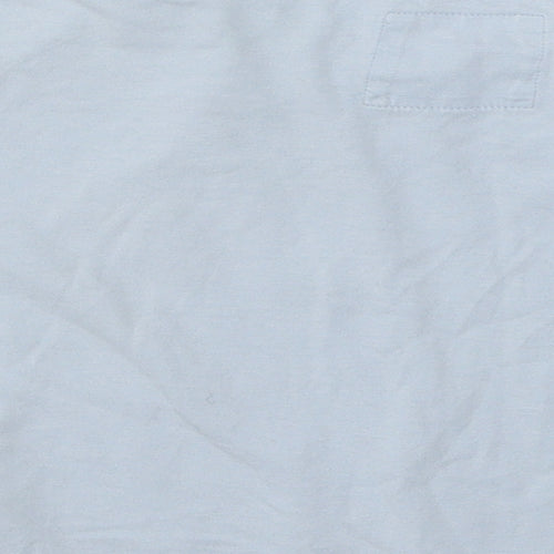 TU Girls Blue Cotton Basic T-Shirt Size 4 Years Round Neck Pullover - Shell