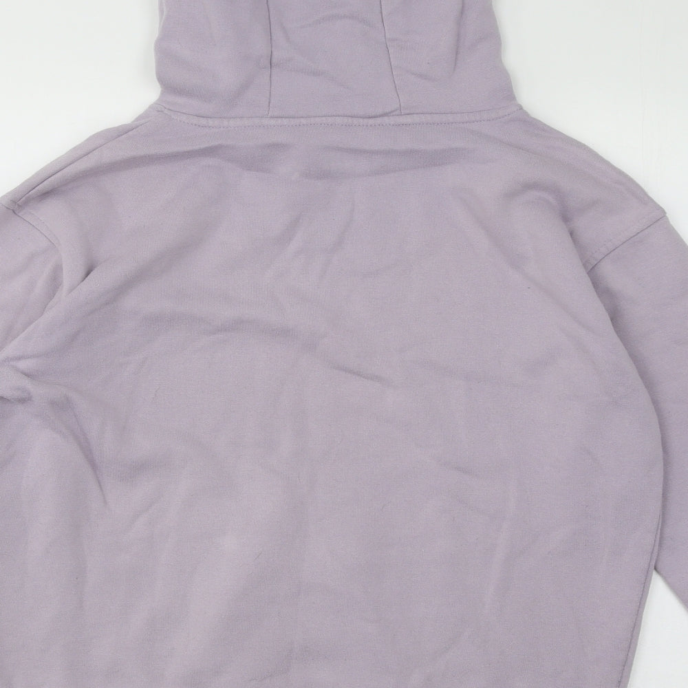Primark Womens Purple Cotton Pullover Hoodie Size 10 Pullover - Stay Strong