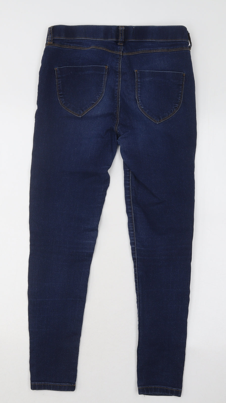 Dorothy Perkins Womens Blue Cotton Skinny Jeans Size 8 L26 in Regular
