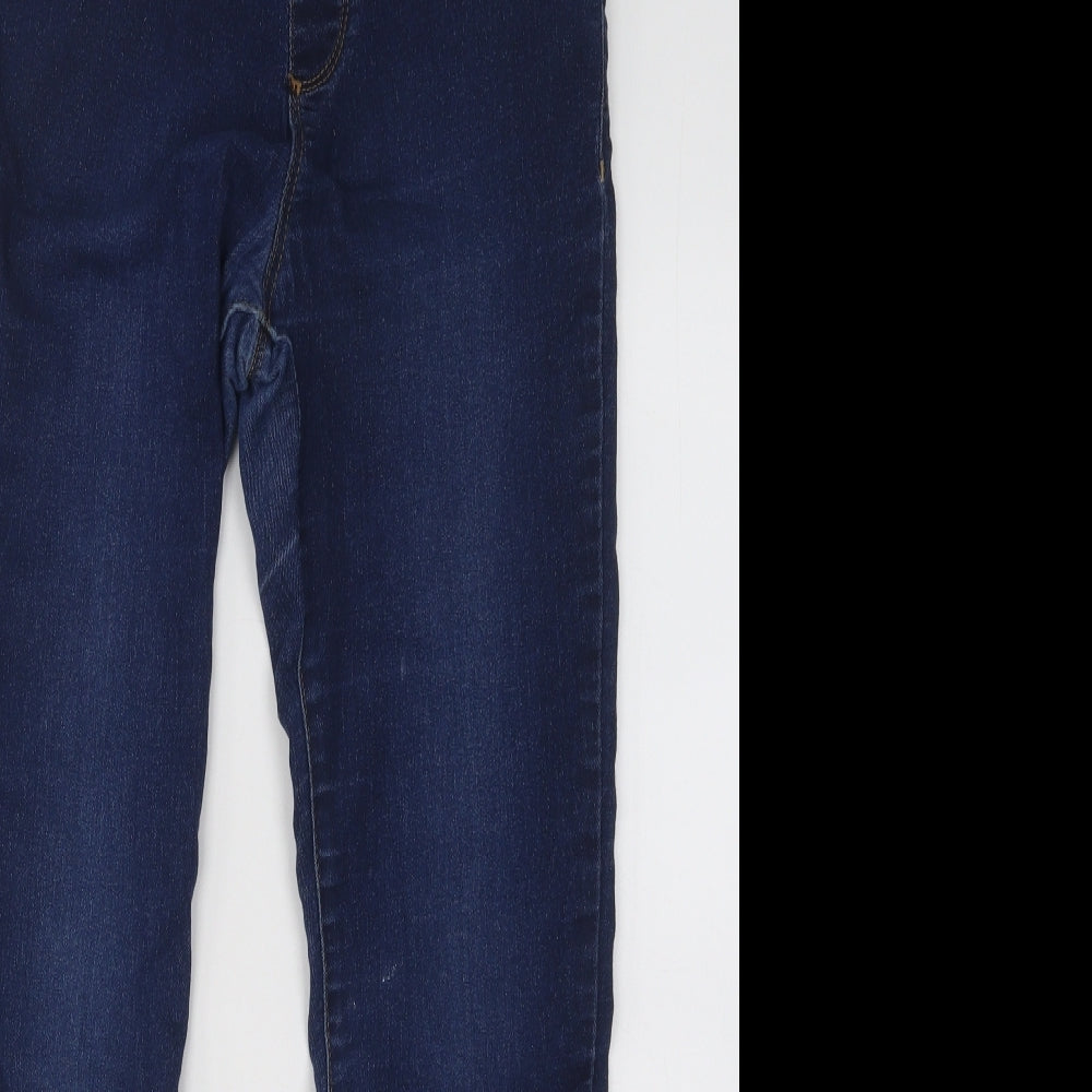 Dorothy Perkins Womens Blue Cotton Skinny Jeans Size 8 L26 in Regular