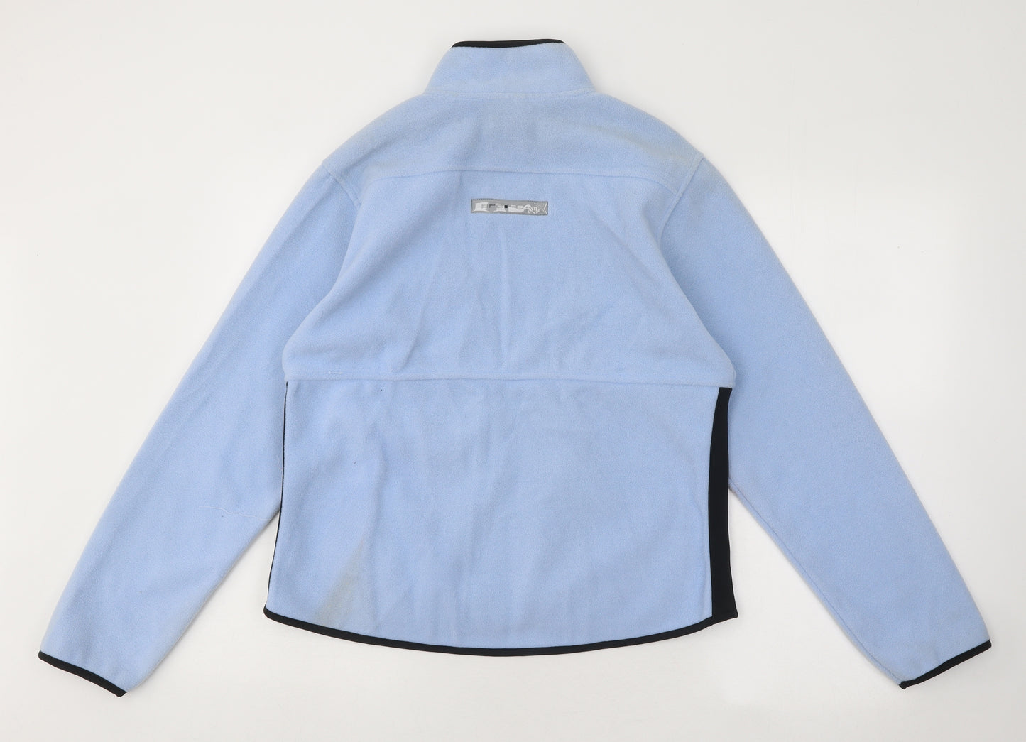 Crane Womens Blue Polyester Full Zip Sweatshirt Size M Zip