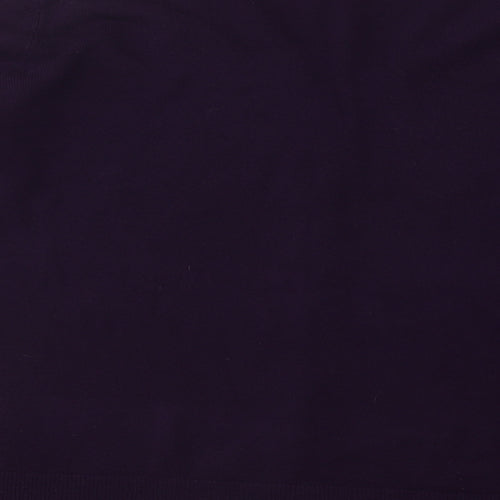 BHS Womens Purple V-Neck Acrylic Cardigan Jumper Size 16