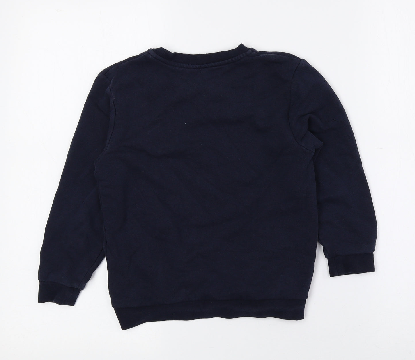 George Boys Blue Cotton Pullover Sweatshirt Size 5-6 Years