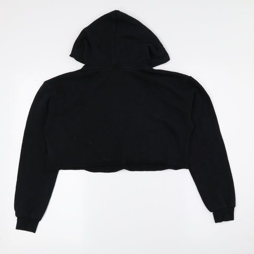 New Look Girls Multicoloured Polyester Pullover Hoodie Size 12-13 Years Drawstring - Cropped, Friends