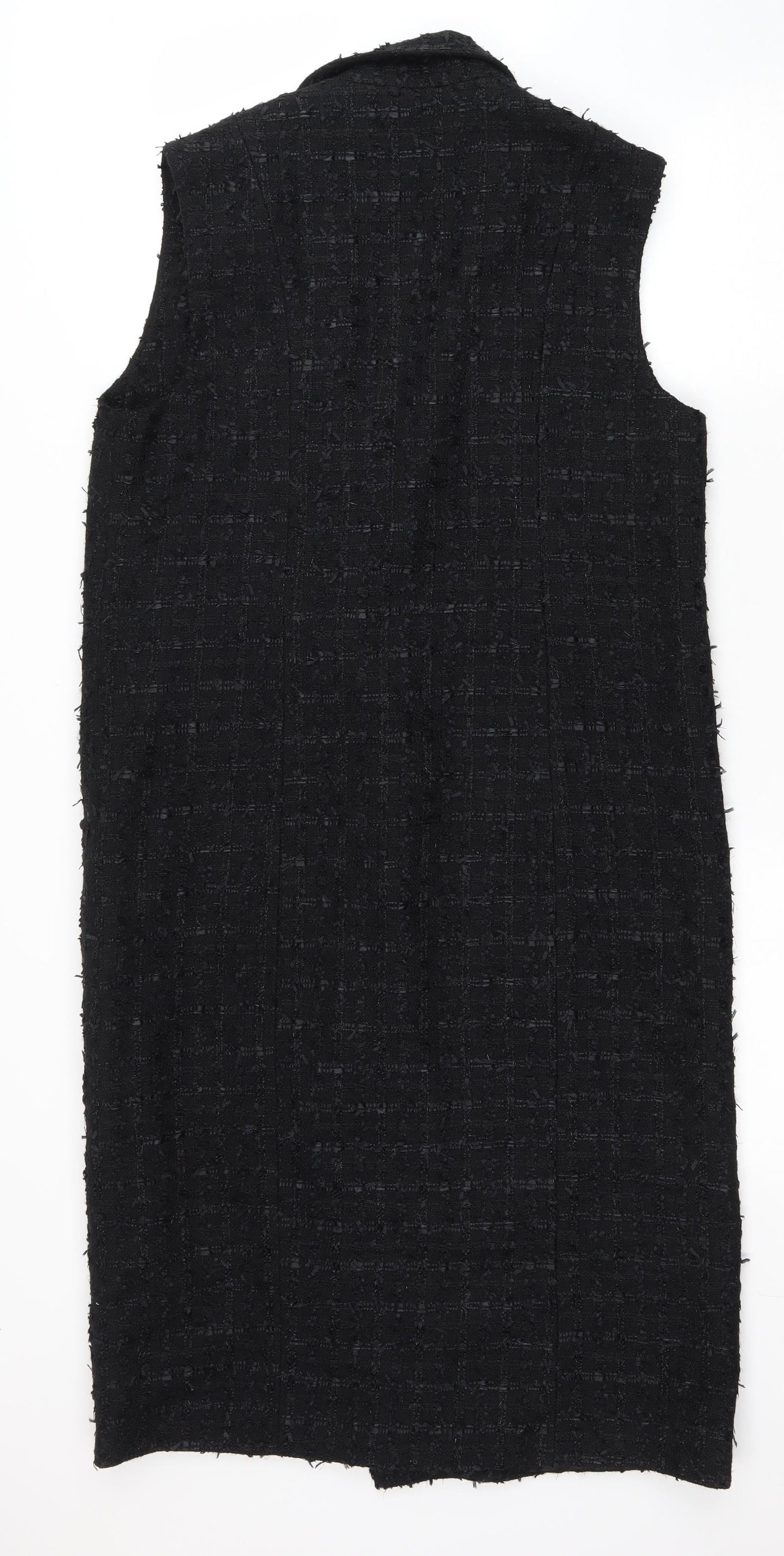Marks and Spencer Womens Black Jacket Size 12 Hook & Eye