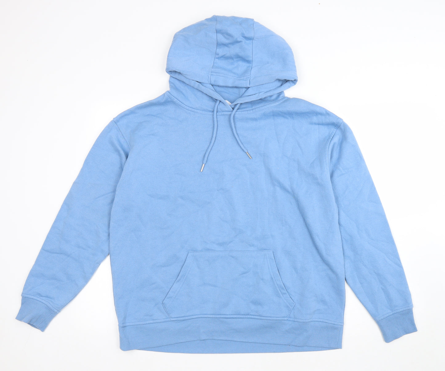Primark Mens Blue Cotton Pullover Hoodie Size L