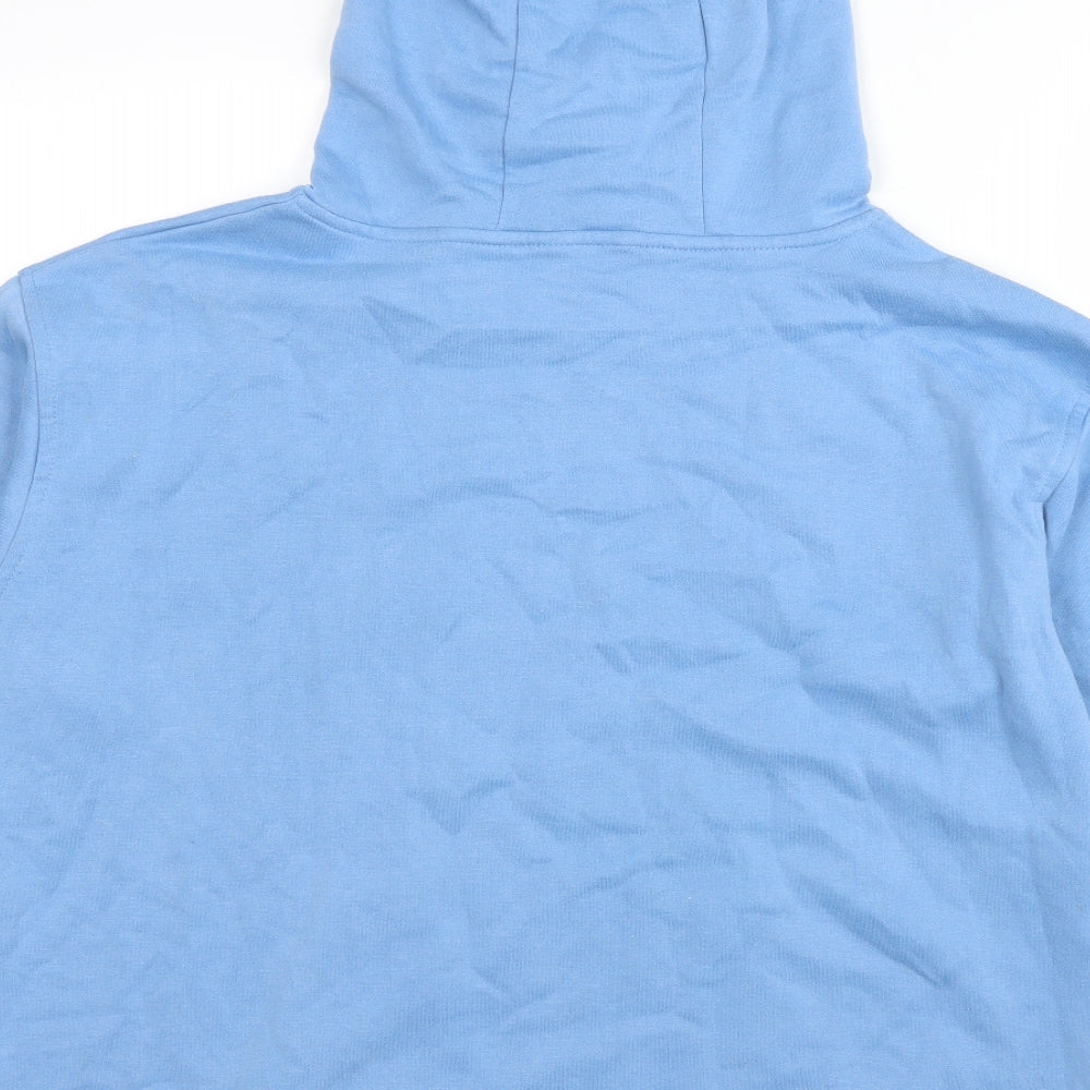 Primark Mens Blue Cotton Pullover Hoodie Size L