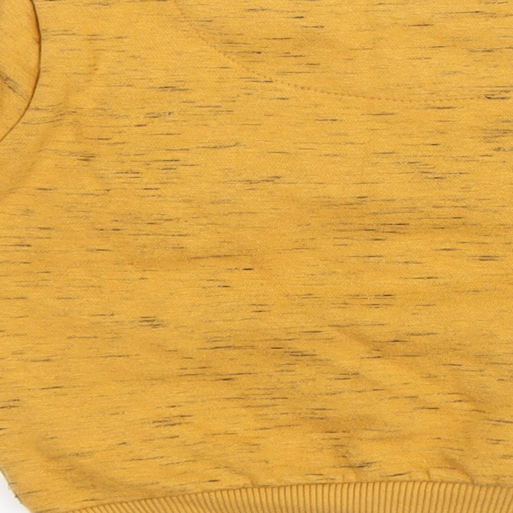 F&F Boys Yellow Cotton Pullover Sweatshirt Size 2-3 Years Pullover