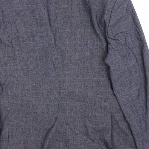 Burton Mens Grey Polyester Jacket Blazer Size 42