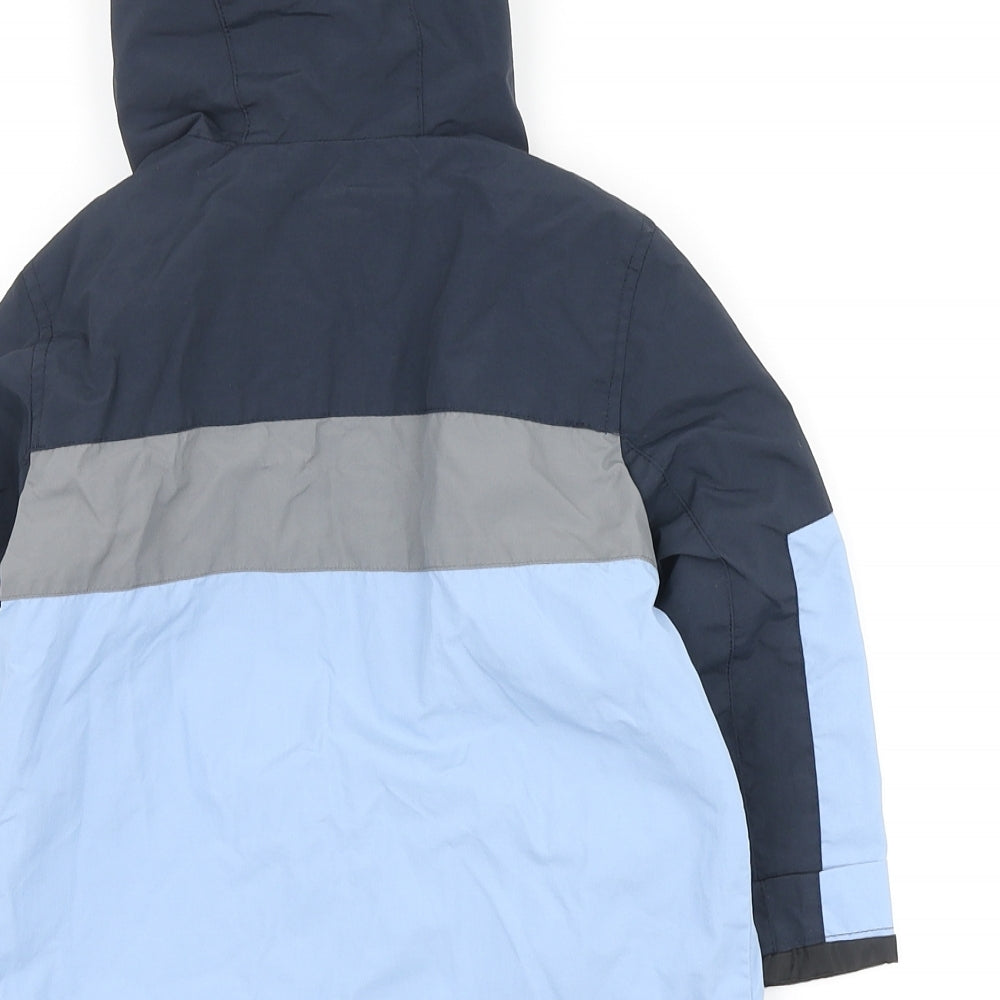 George Boys Blue Quilted Coat Size 2-3 Years Zip