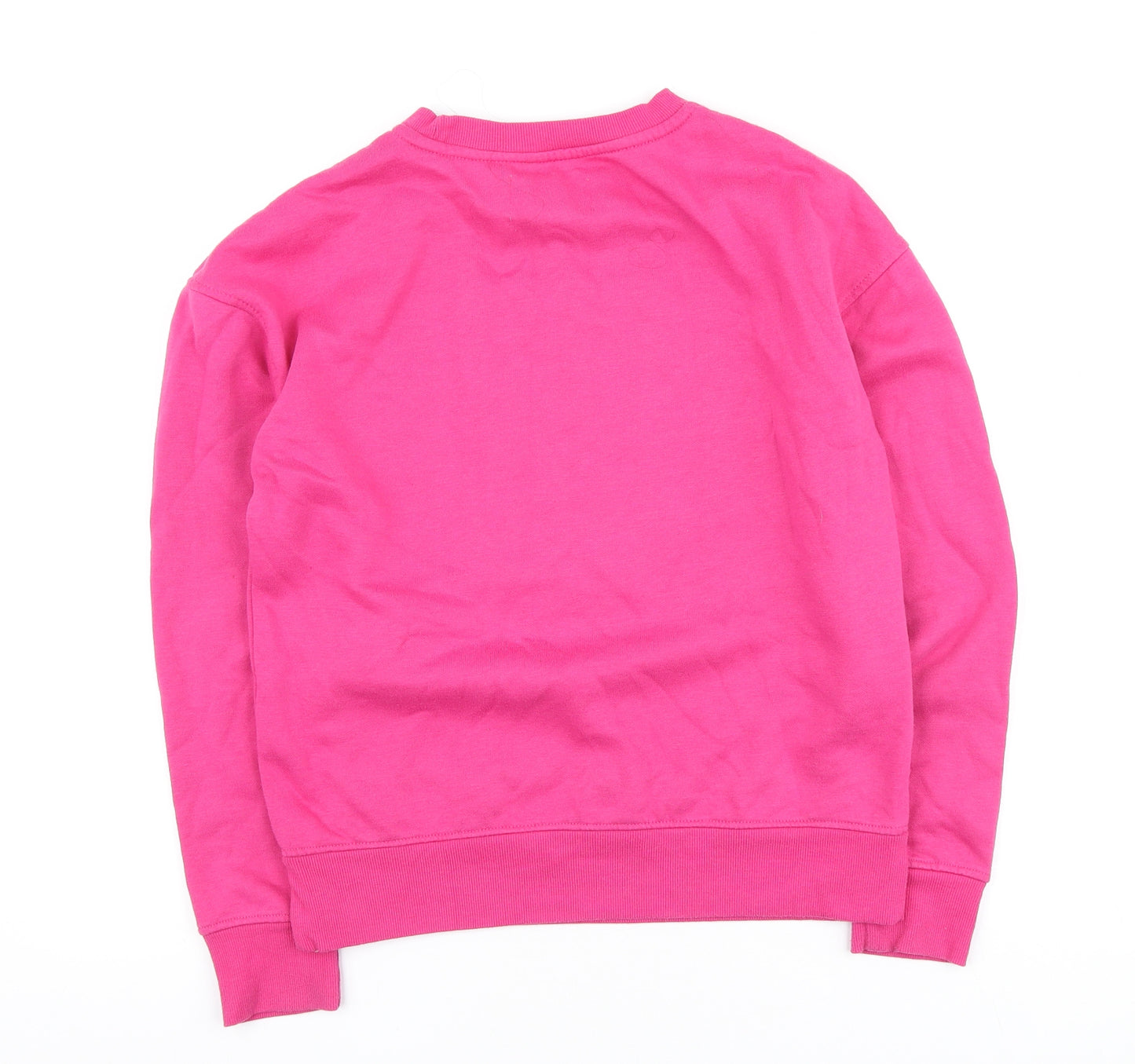 Primark Womens Pink Cotton Pullover Sweatshirt Size 2XS Pullover - Emily In Paris