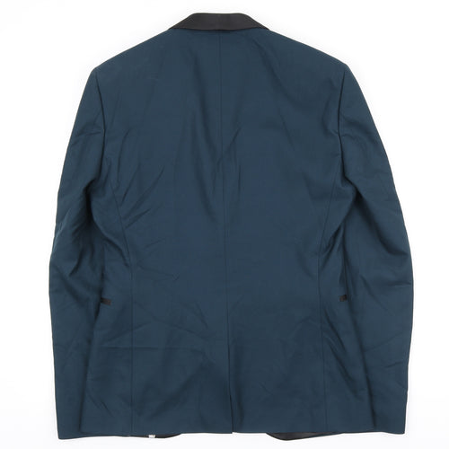 NEXT Mens Blue Polyester Jacket Blazer