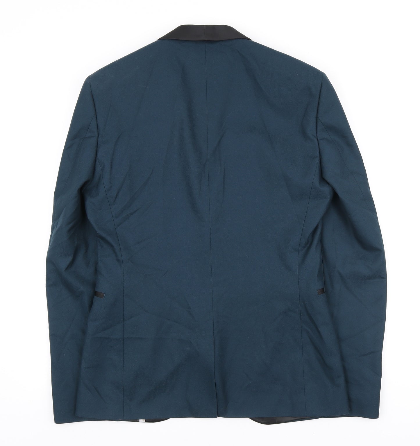 NEXT Mens Blue Polyester Jacket Blazer