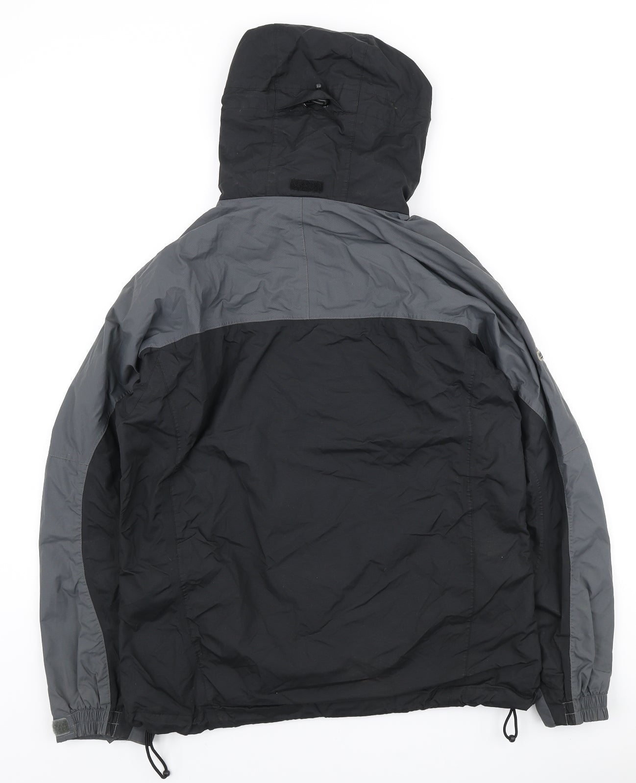 Mountain Life Womens Black Rain Coat Coat Size 12 Zip