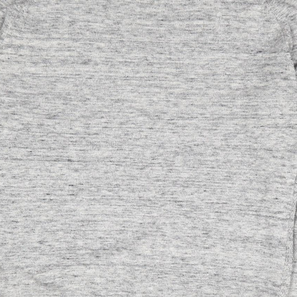 NEXT Boys Grey Round Neck 100% Cotton Pullover Jumper Size 8 Years Pullover