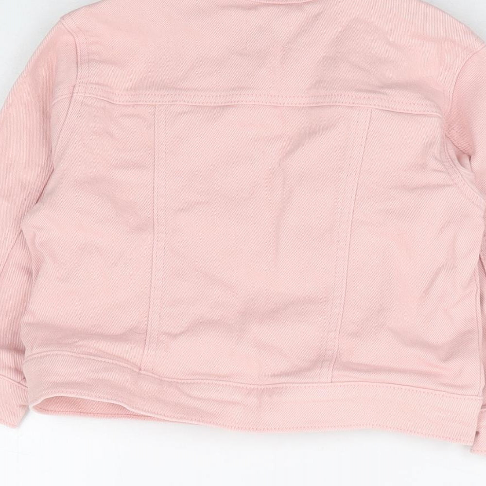 F&F Girls Pink Jacket Size 12-18 Months Snap