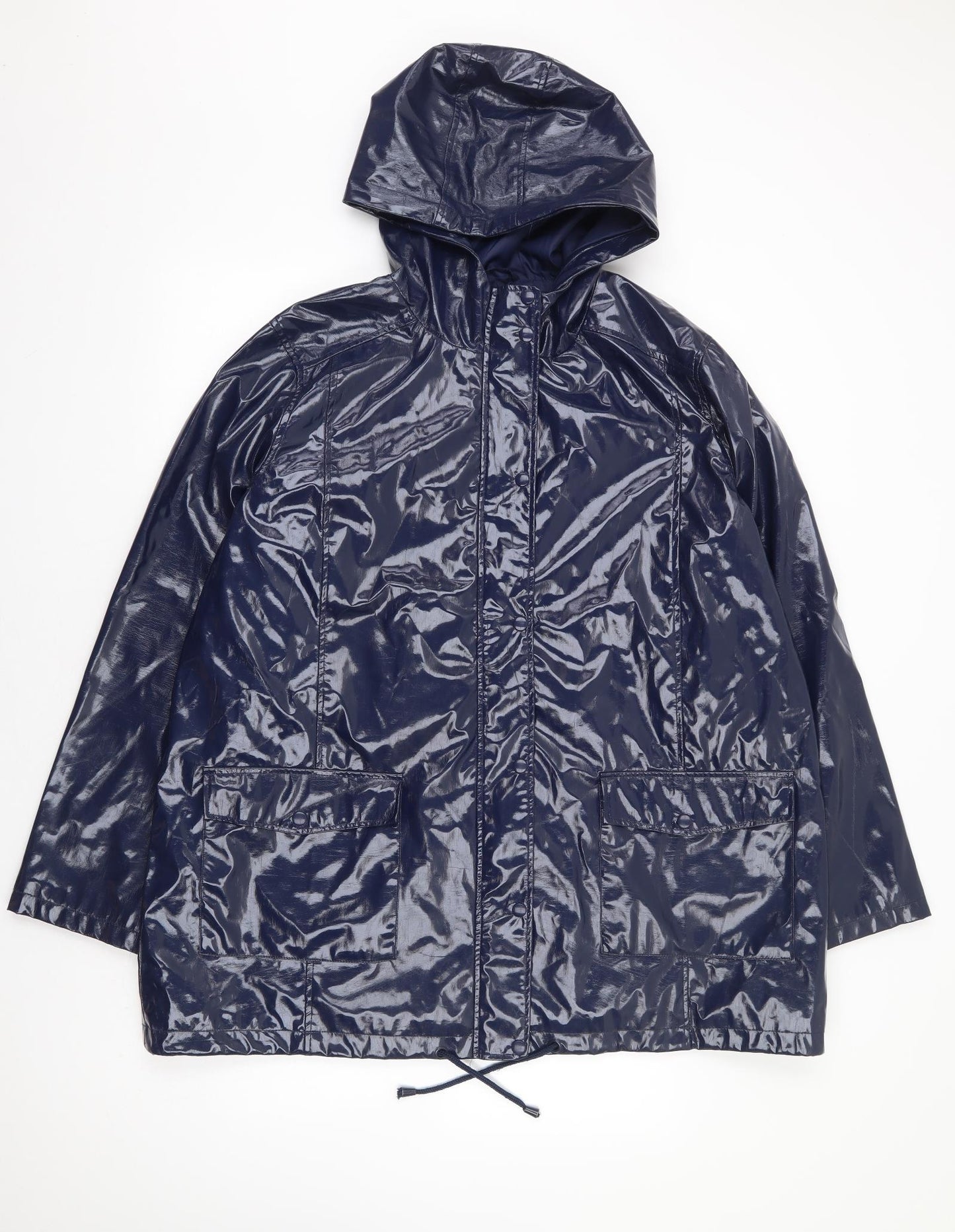 New Look Womens Blue Anorak Jacket Size 16 Zip