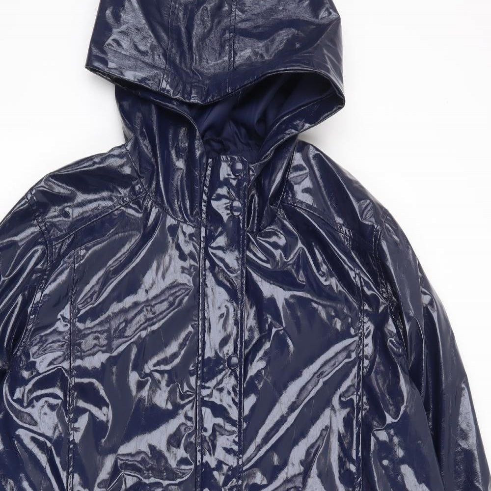 New Look Womens Blue Anorak Jacket Size 16 Zip