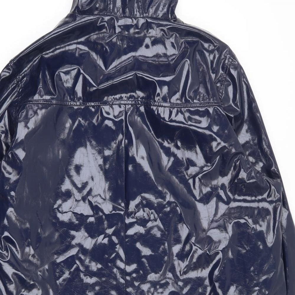 New Look Womens Blue Anorak Jacket Size 16 Zip