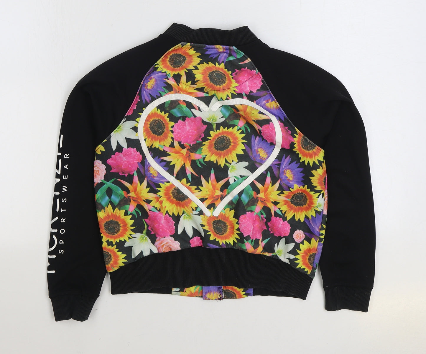 McKenzie Girls Multicoloured Floral Bomber Jacket Jacket Size 11-12 Years Zip